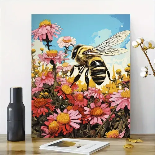 Malowanie po Numerach Farba z Płótnem i Akrylowe Pigmenty 40cm x 50cm na Arena.pl