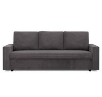 Kanapa 3 osobowa, BLOM, sztruks, 220x92x92 cm, ciemny szary | TYLETEGOTU