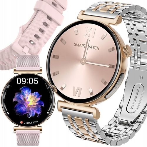 SMARTWATCH ZEGAREK DAMSKI EKG GLUKOZA CIŚNIENIE ROZMOWY SMART WATCH MENU PL na Arena.pl