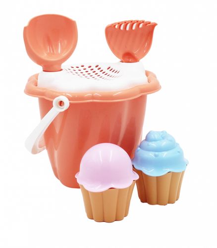 ZESTAW DO PIASKOWNICY  WIADERKO  Z BABECZKAMI na Arena.pl