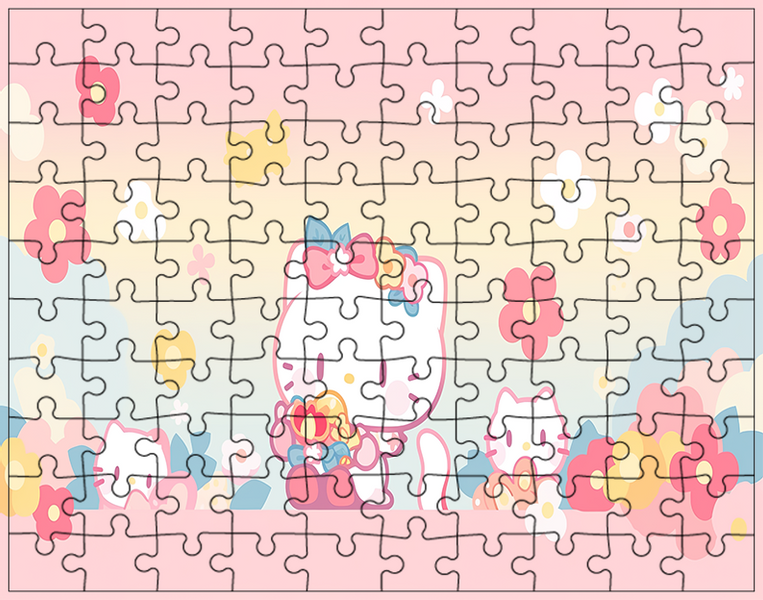 Puzzle Hello Kitty zdjęcie 1