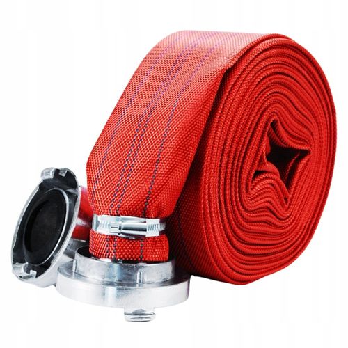 WĄŻ STRAŻACKI PARCIANY DO WODY SZAMBA 2" 52MM 30M Z SZYBKOZŁĄCZAMI DO POMPY na Arena.pl