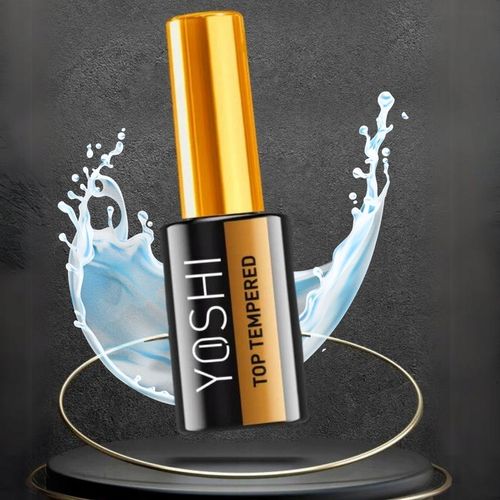 Yoshi Top Tempered lakier hybrydowy do paznokci szkło w płynie mocny 10ml na Arena.pl