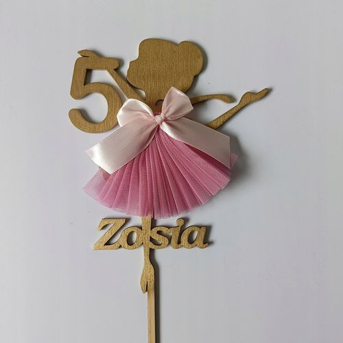 Topper Baletnica z cyfrą, urodziny na Arena.pl