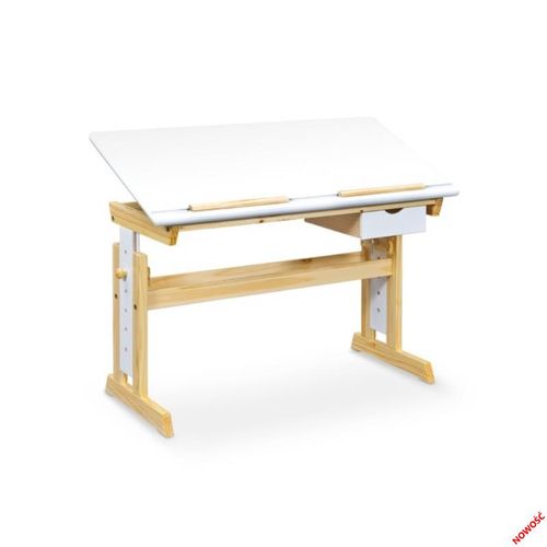 ANAS biurko biały-sosna na Arena.pl