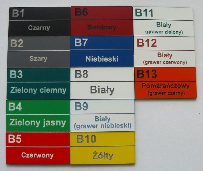 szyld tablica informacyjna z plexi i laminatu z grawerem 30x30 zdjęcie 4