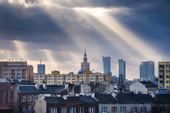Warszawa Objawienie Panorama Miasta - plakat premium 30x20 cm