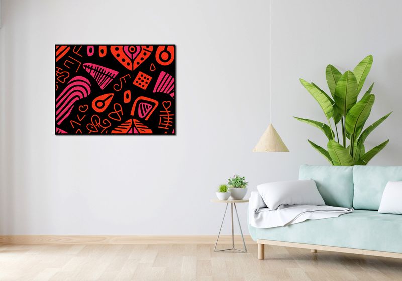 Plakat 100x75cm Rytm Wzorów zdjęcie 4
