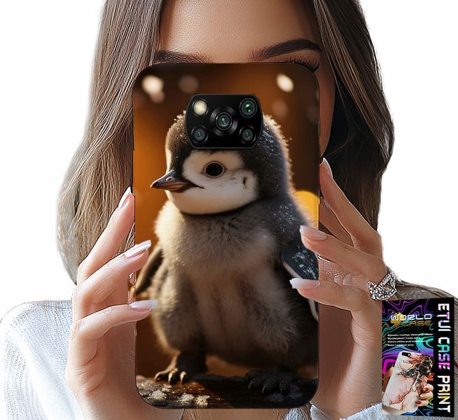 ETUI DO XIAOMI POCO X3 - SŁODKI PINGWIN, TUPTAK, MADAGASKAR WZORY zdjęcie 1