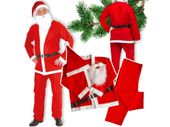 Strój mikołaja kostium przebranie na święta zestaw 5 elementów