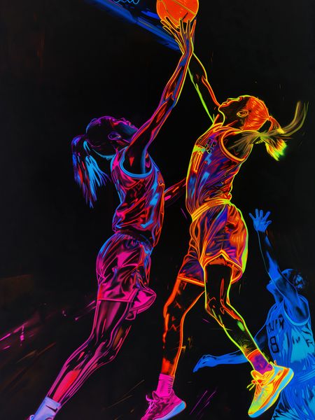 Plakat 30x40cm Mecz W Kosza zdjęcie 1