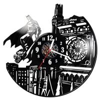 Zegar ścienny z płyty winylowej Batman 86.14