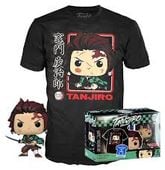 funko pop! tees demon slayer tanjiro 867 figurka+t-shirt l