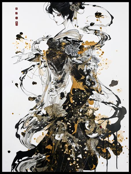 Plakat 60x80cm Tuszowe Odyseje zdjęcie 2