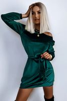 SUKIENKA VELVET 621 EMERALD SHINE