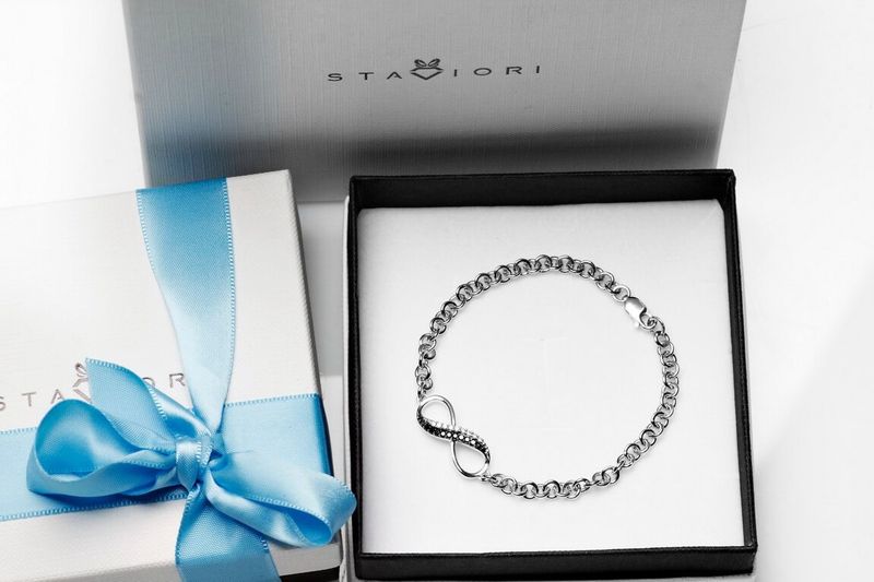 Emaga Złota bransoleta BBD4105 - Diament zdjęcie 2