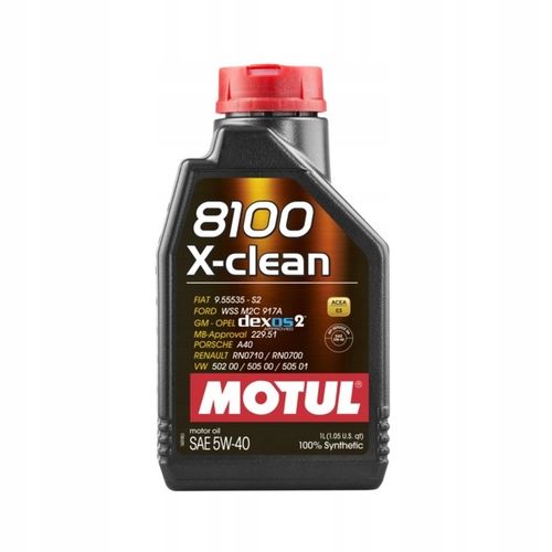 Olej MOTUL 5W40 1l 8100 X-CLEAN C3 / SN / LL0 na Arena.pl