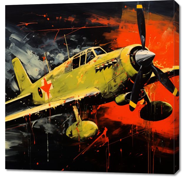 Obraz 90x90cm Barwny Przelot zdjęcie 1