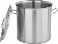 YATO GARNEK WYSOKI STALOWY 25L 32cm INDUKCJA Z POKRYWKĄ Z PODZIAŁKĄ 32x32cm