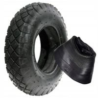 OPONA Z DĘTKĄ KOŁO DO TACZKI 4.80/4.00-8 WÓZKA 4 PR SOLIDNA MOCNA ROMB