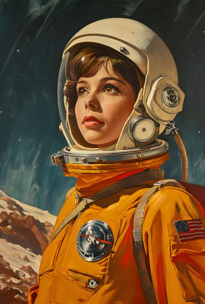 Plakat 68x101cm Pionierka Kosmosu zdjęcie 1
