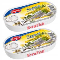 Evrafish Szprot w oleju 170 g x 2 sztuk