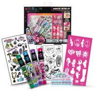 ND39_504895 MONSTER HIGH ZESTAW TATUAZY 24X20X3 P