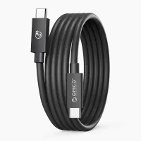 kabel orico usb4 thunderbolt5 80gbps 240w usb-c do usb-c 1,5m - czarny