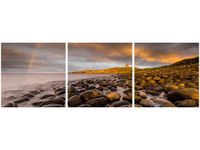 90X30CM ZAMEK DUNSTANBURGH JONATHAN COMBE TRÓJ OBRAZ