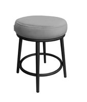 Taboret Ben noga metalowa czarna MG17