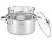 garnek z koszem do smażenia kinghoff kh-1630 5,5l