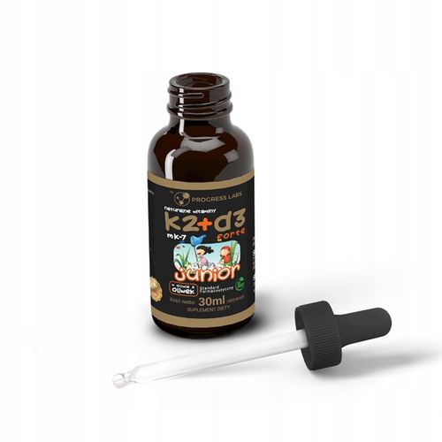 Witamina K2 MK7 + D3 Forte Junior w Kroplach 30ml na Arena.pl