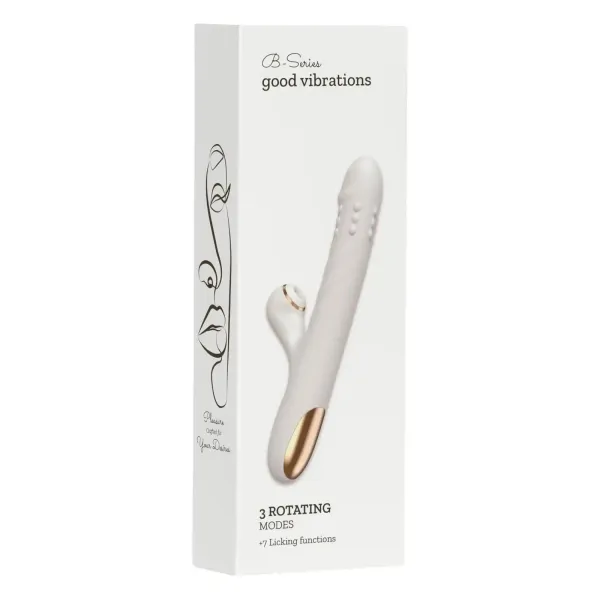 Silicone Vibrator - 3 rotating functions and 7 licking functions zdjęcie 3