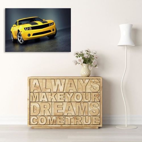 Obraz na płótnie - Canvas, Chevrolet Camaro 80x60 na Arena.pl
