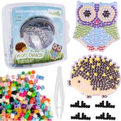 Koraliki Do Prasowania Prasowanki 2000szt Zwierzęta Sówka Jeżyk