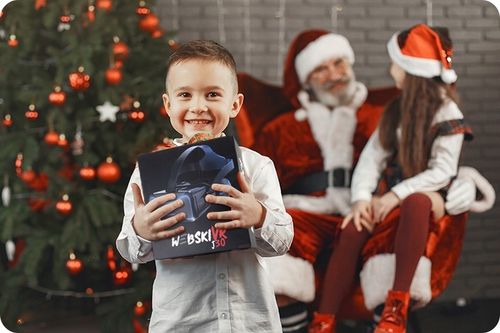 VR GOOGLE gogle 3D do filmów na telefon+SŁUCHAWKI na Arena.pl