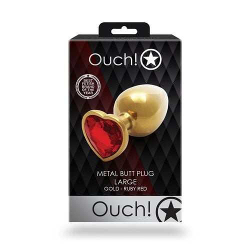 heart gem butt plug   large na Arena.pl