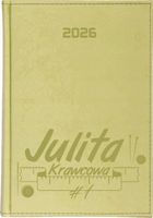 KALENDARZ A5 2026 dzienny KSIĄŻKOWY z grawerem PREZENT PLANER DLA KRAWCOWEJ