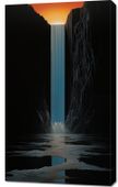 Obraz 60x100cm Wodospad Światła