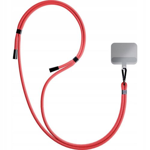 Smycz do telefonu - 3mk EasyClip - Czerwony na Arena.pl