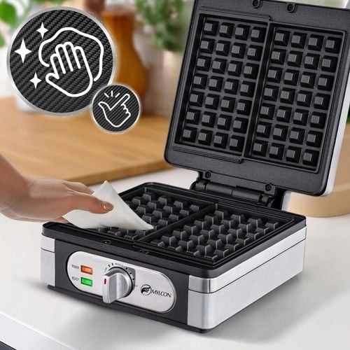 MOCNA GOFROWNICA MYLCON Z REGULACJĄ TEMPERATURY 2 DUŻE CHRUPIĄCE GOFRY na Arena.pl