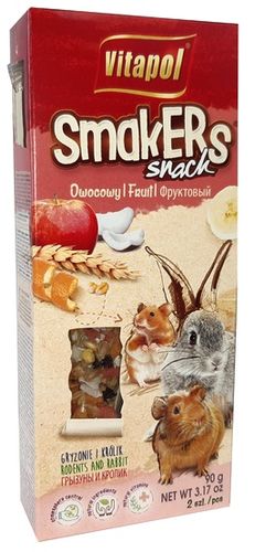 Owocowa kolba dla gryzoni bogata w witaminy minerały i pektyny Vitapol 2szt na Arena.pl