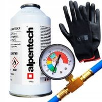 Zestaw do Nabijania Napełniania Klimatyzacji Samochodu Układu R134a R12