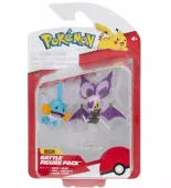 Zabawka dla dziecka - Figurki bitewne z serii Pokemon Mudkip i Noibat 2pak