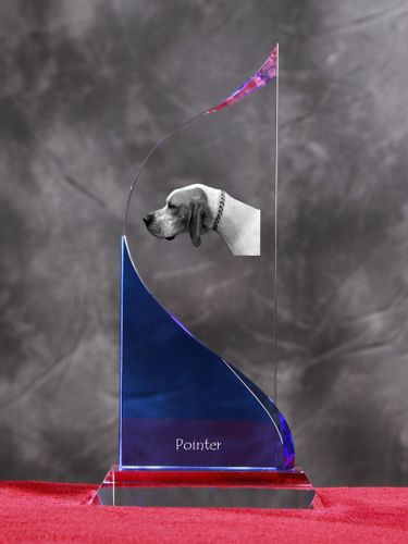 Pointer- Kryształowa statuetka z podobizną psa. na Arena.pl