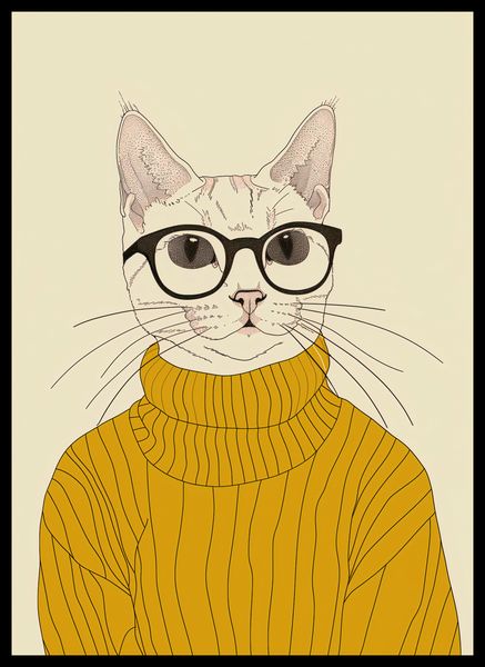 Plakat 39,5x55cm Intelektualista zdjęcie 2
