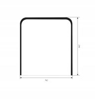 Szyba przednia Minikoparki JCB 8080, 8085 JHN0178