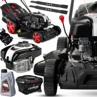 KOSIARKA SPALINOWA Z NAPĘDEM LEHMANN 53CM OLEJ Z 2 NOŻAMI SILNIK BRIGGS 60L