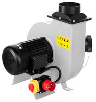 Wentylator promieniowy przemysłowy odciąg 2500 m3/h dmuchawa trocin 1,5 kW