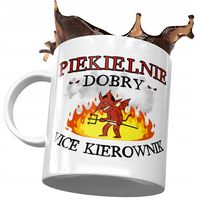 Kubek Dla Vice Kierownika Piekielnie Dobry Vice Z Nadrukiem Ze Zdjęciem